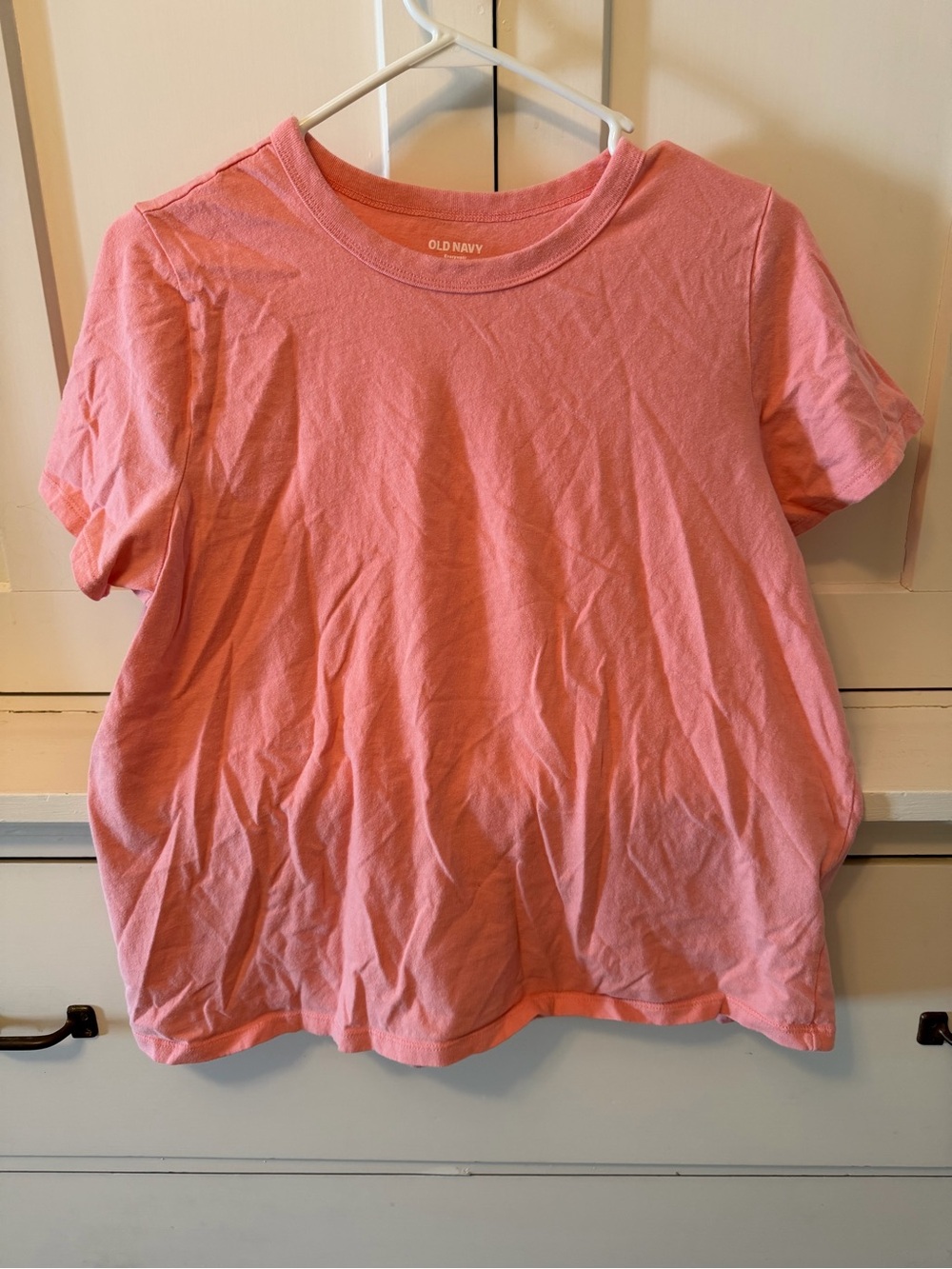 Old Navy Pink Short Sleeve Crewneck T‑Shirt